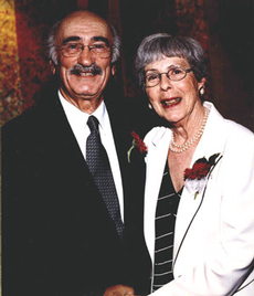 Marjorie and Morley Blankstein. taken June 2002, 50th Wedding Anniversary
