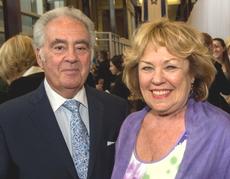 Outgoing President of the Jewish Foundation Joe wilder with Marsha Cowan, CEO of the Jewish Foundation