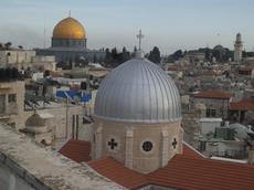View of Dome of the Rock from the Austrian Hospice