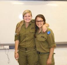 Shiri and Baillie Shuster,her friend from Winnipeg and also my Sar El Madricha