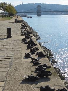 The   Shoes on the Danube Holocaust Memorial