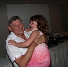 Chloe, age,7, and her Grandfather