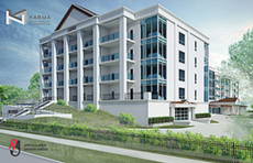 An artists’s rendering of 139 Tuxedo built by Karma Developments