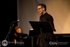Sarah Jo Kirsch, vocalist, and Madeline Hildebrand, pianist