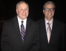 JJ Goldbeg with moderator Howard Morry