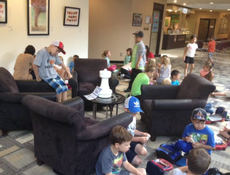 Inside the JCC Calgary.