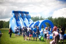 Waterslide on Family Fun Day