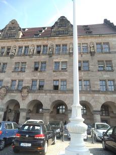 The Palace of Justice where the Nuremberg Trials were held