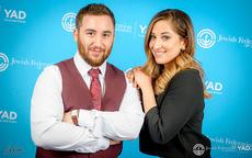 Hartley Mendelsohn photographed on the left next to co-leader and co-worker Jessica Kraut