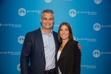 CJA Campaign Chair Steve Kroft with Lisa Kroft