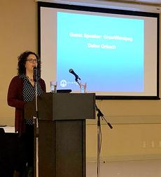 Dafne Orbach speaking