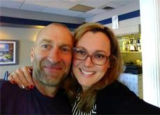 Paulina Jojnowicz and her husband Dave Jones.