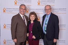 Larry Vickar, Tova Vickar and Prof. Alan Dershowitz