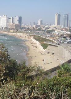 Tel Aviv in the distance