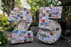 Artwork by students at Gray Academy marking 25 years