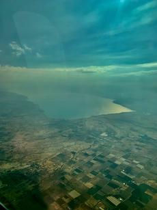 Boaz's photo of Israel from the airplane