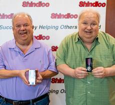 Sandy and Robert Shindleman Receiving their medals
