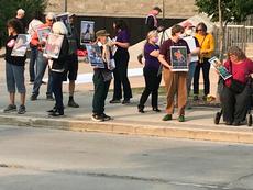 Manitoba Friends of Standing Together silent vigil