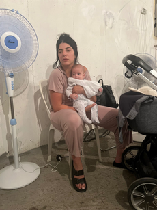 Rachel Gerstein's nice in bomb shelter