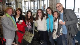 STUDENTS RETURN FROM JEWISH BUSINESS NETWORK CONFERENCE IN NEW YORK—HEAR GRIPPING TALE OF SURVIVOR   WHO WAS ON 78th FLOOR OF TWIN TOWER IN 9/11