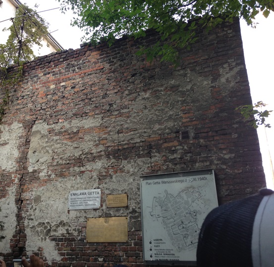 EDITOR’s DAUGHTER LEAH CORNE IN WARSAW:  THE REMAINS OF THE WARSAW GHETTO, ANTI-SEMITISM IN POLAND-AND THE MARCH OF THE LIVING